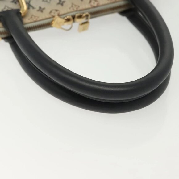 LOUIS VUITTON Monogram Mini Alma Haut Hand Bag Blue M92202 LV Auth 141760 - Picture 8 of 16